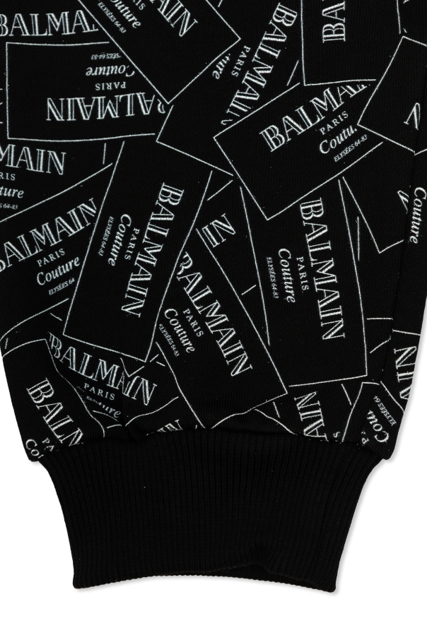 Balmain Kids Trousers with logo