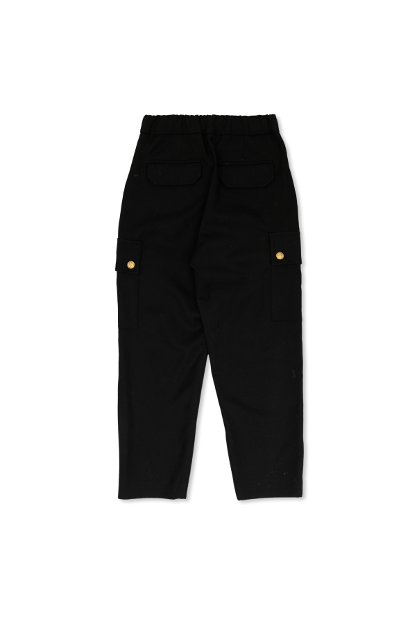 Balmain Kids Spodnie z kieszeniami