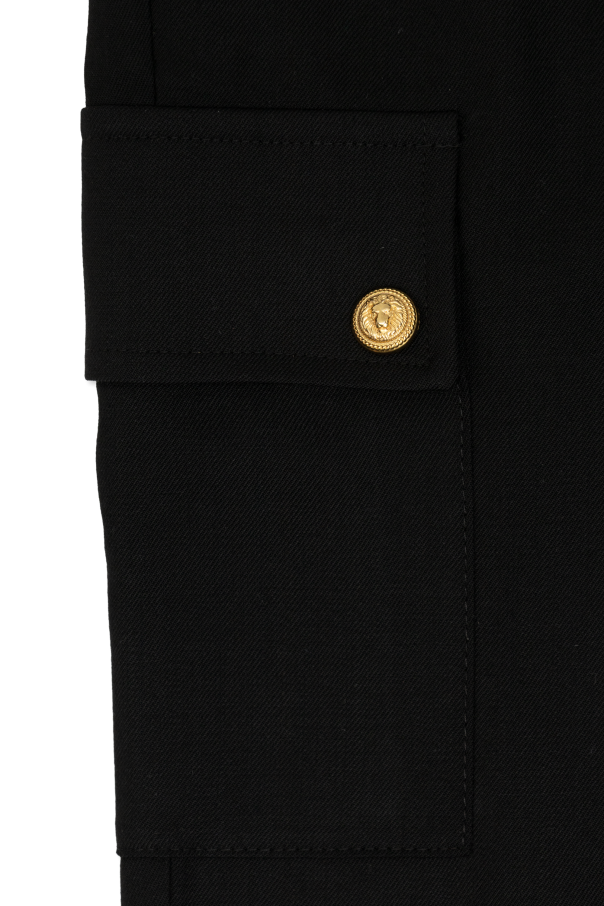 Balmain Kids Spodnie z kieszeniami