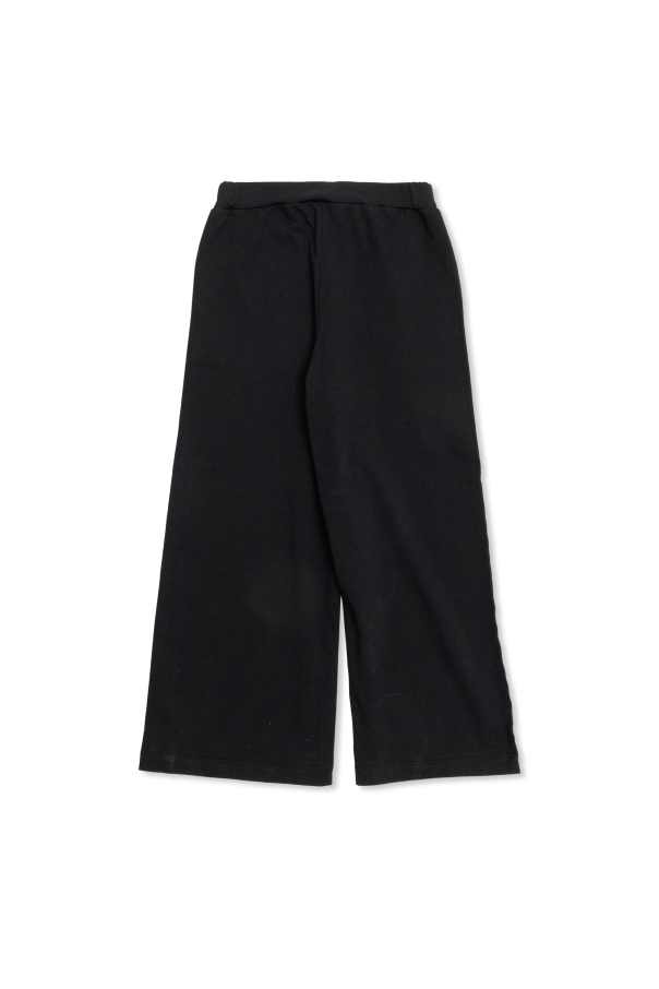 Balmain Kids Pantalones de pierna ancha