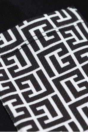 Balmain Kids Sweatpants with ribbed cuffs