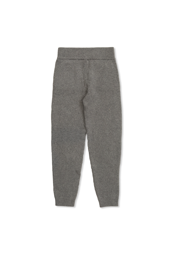 Chloé Kids Trousers with a logo-shaped applique