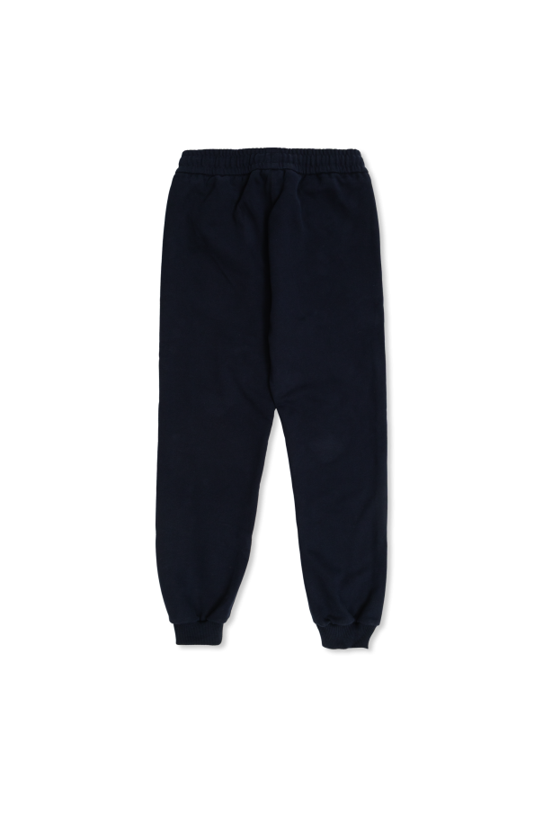 Chloé Kids Sweatpants with a velvety-finish logo