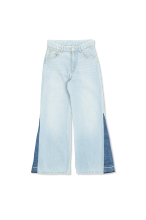 Jeans with flared legs