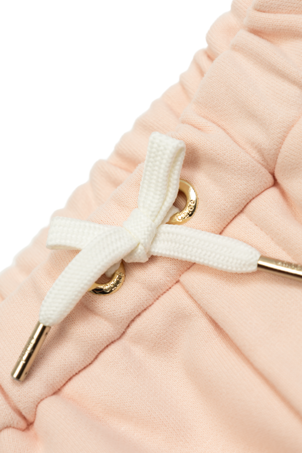 Chloé Kids Sweatpants with embroidered logo