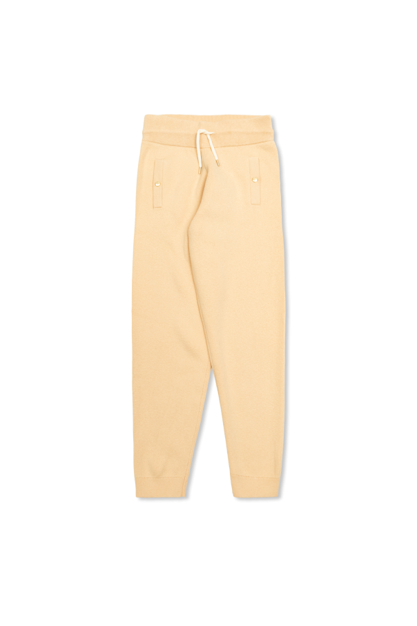 Trousers with logo od Chloé Kids