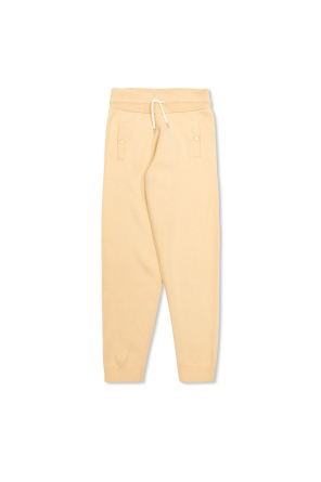 Trousers with logo