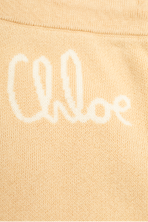 Chloé Kids Pantalones con logo