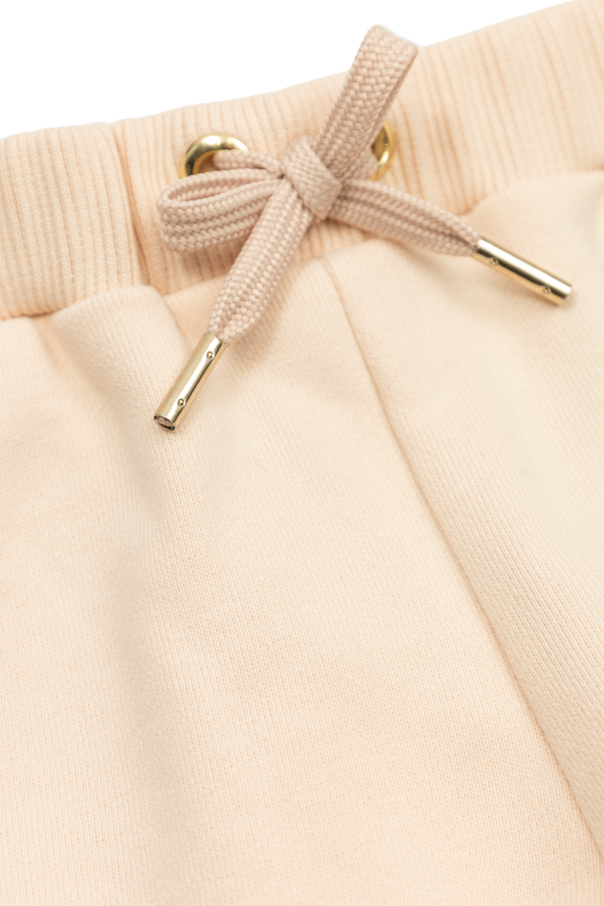 Chloé Kids Sweatpants mit Logo-Aufnäher