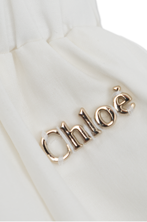 Chloé Kids Floral print shorts