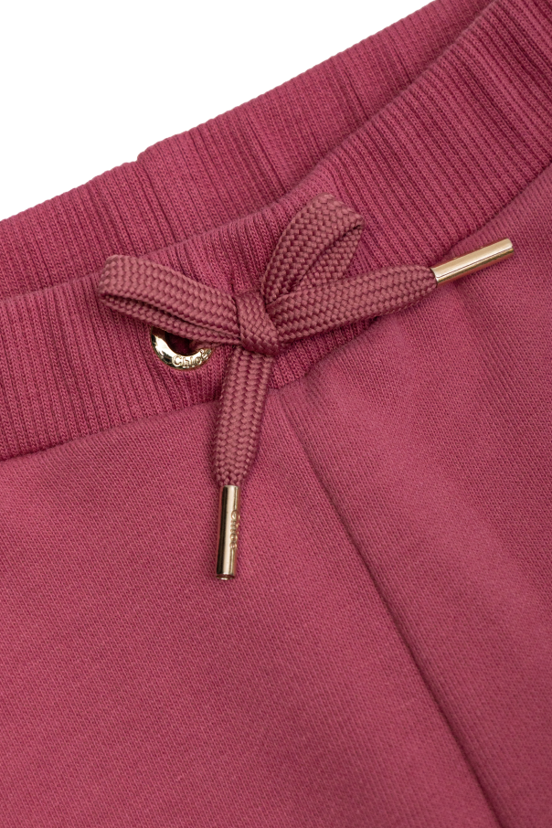 Chloé Kids Calças de fato de treino com pernas largas