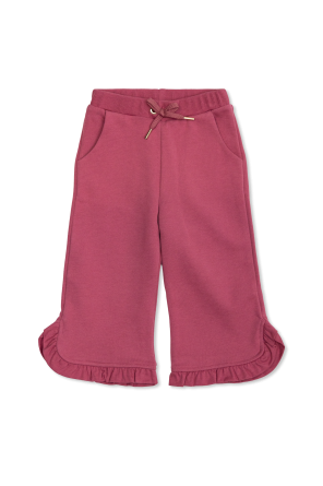 Pantalones deportivos de pierna ancha