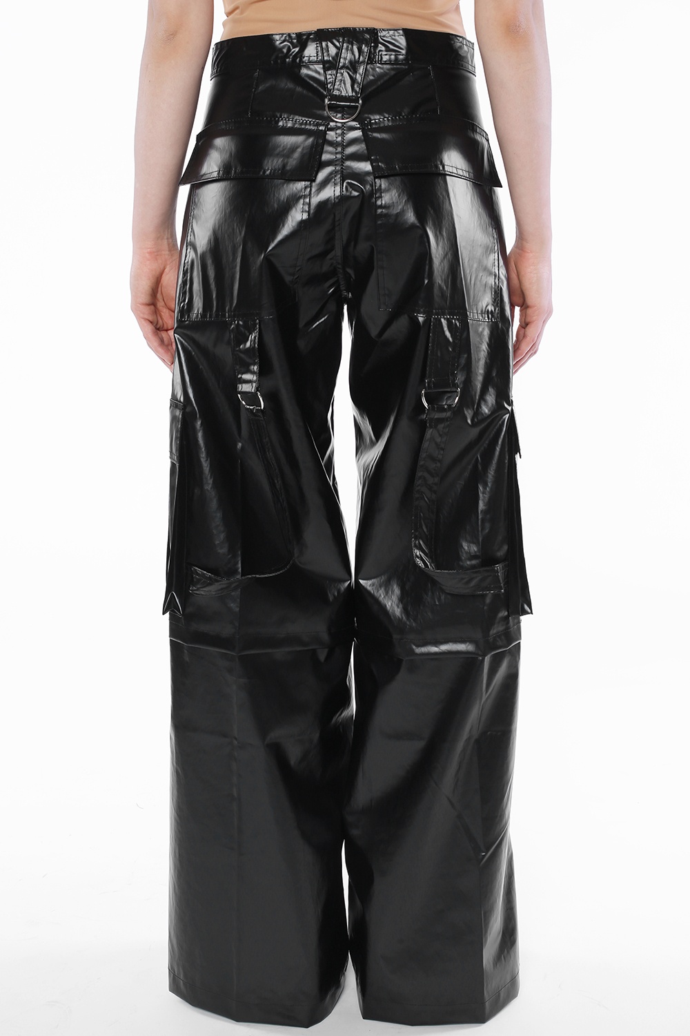 latex cargo pants