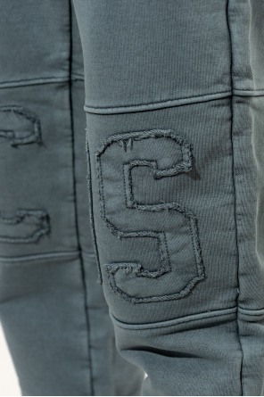 GCDS Levi's Mile High super skinny jeans in midwash blue