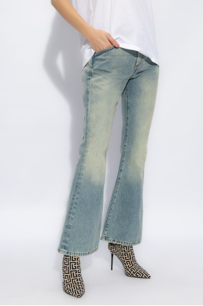 Balmain Jeansowe dzwony z efektem ‘vintage’