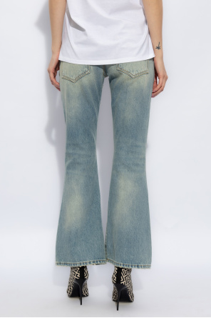 Balmain Jeansowe dzwony z efektem ‘vintage’