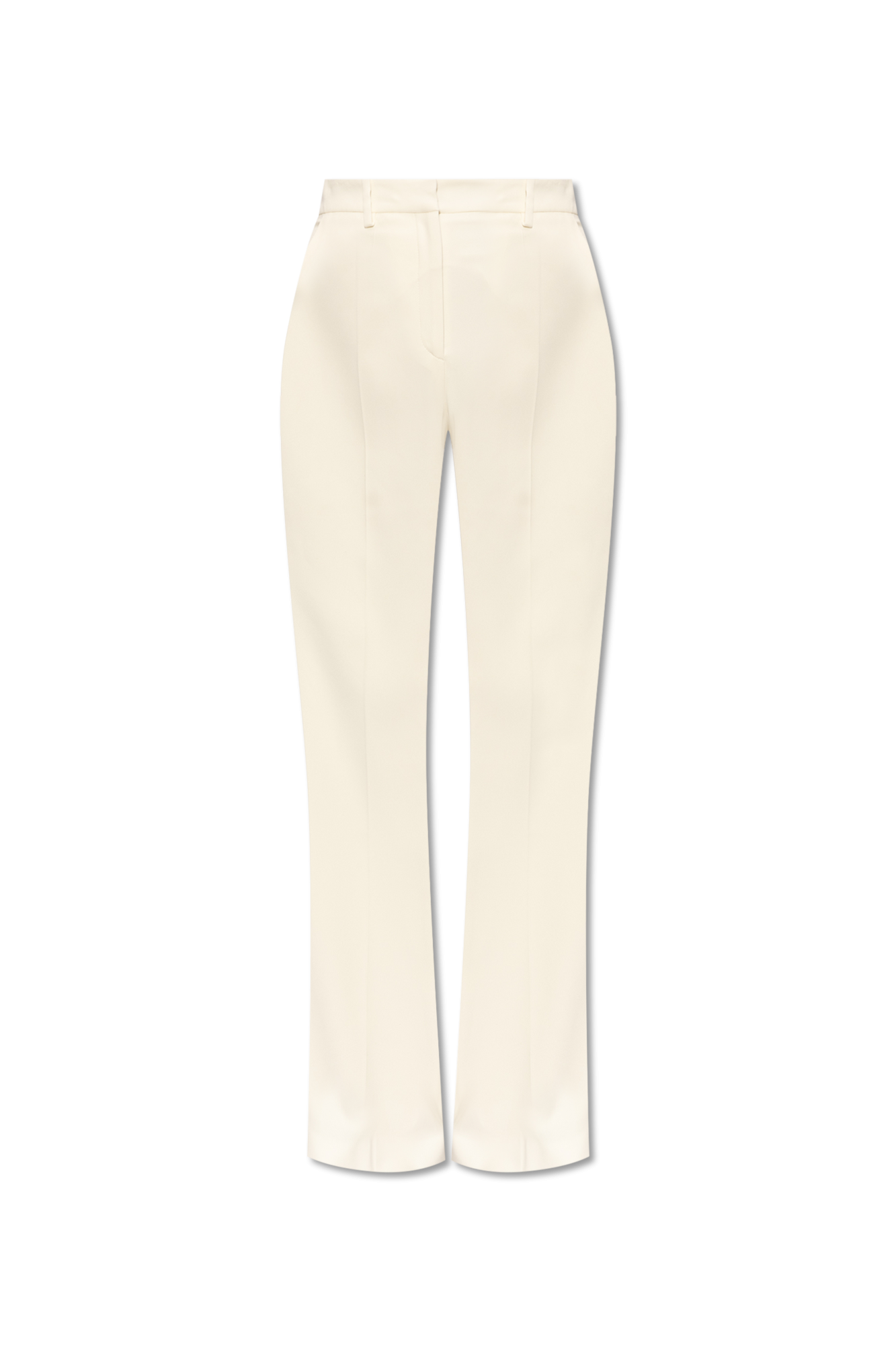 Balmain Pleat-front Logo trousers