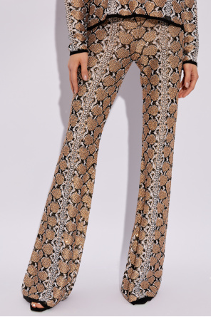 Balmain Trousers with animal motif
