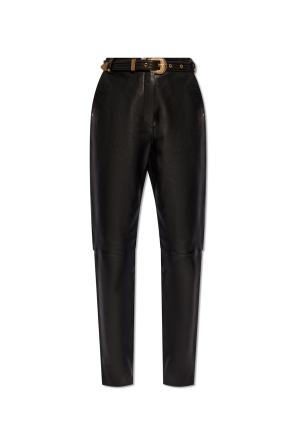 balmain black open-front blazer