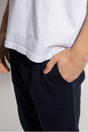Woolrich Swimming Man-logo elasticated cotton shorts