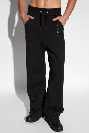 Balmain Dresowe spodnie z logo