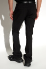 Balmain BLACK Pleat-front flared trousers
