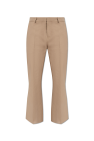 Balmain Pleat-front flared trousers