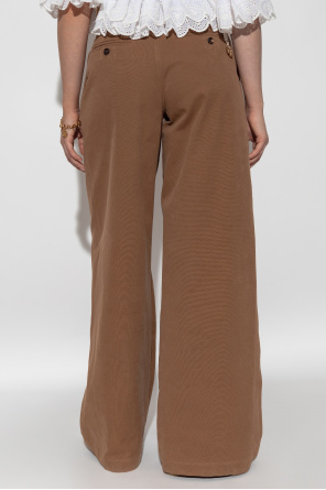 Chloé Spodnie z szerokimi nogawkami