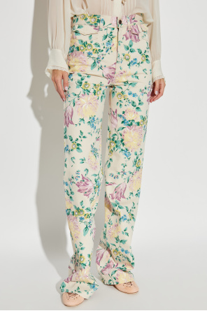 Chloé Jeans with floral motif