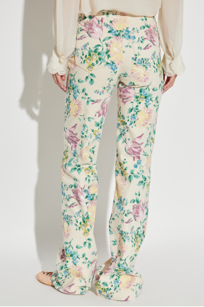 Chloé Jeans with floral motif