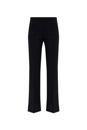 Pantalones de lana con raya marcada