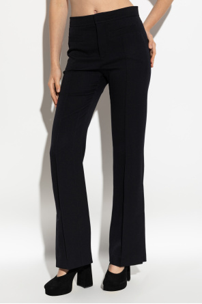 Chloé Wool pleated trousers