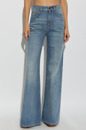 Chloé Jeans com pernas largas