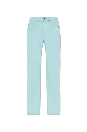 Straight-leg jeans