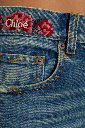 Chloé Vaqueros con efecto ‘vintage’