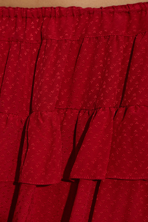 Chloé Seidenhose mit Rüschen