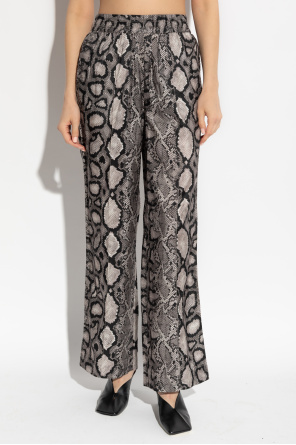 AllSaints Pantalones con estampado animal Charli