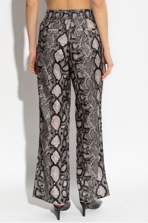 AllSaints Pantalones con estampado animal Charli