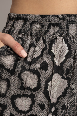 AllSaints Pantalones con estampado animal Charli