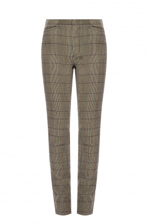 Checked trousers