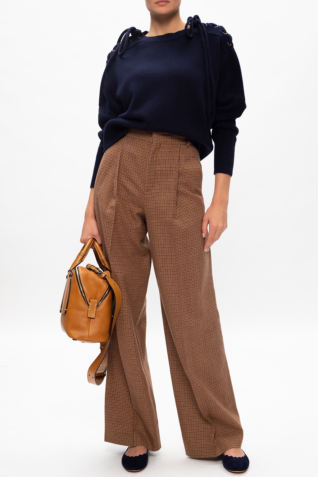 Chloé Houndstooth trousers