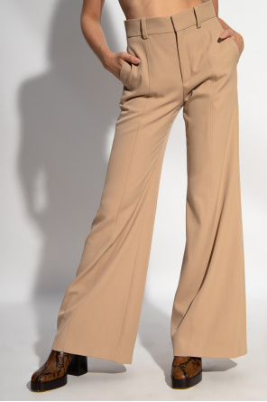 Chloé Wool lace-up trousers