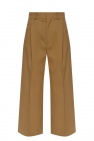 Chloé Wool pleat-front trousers