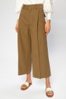 Chloé Wool pleat-front trousers