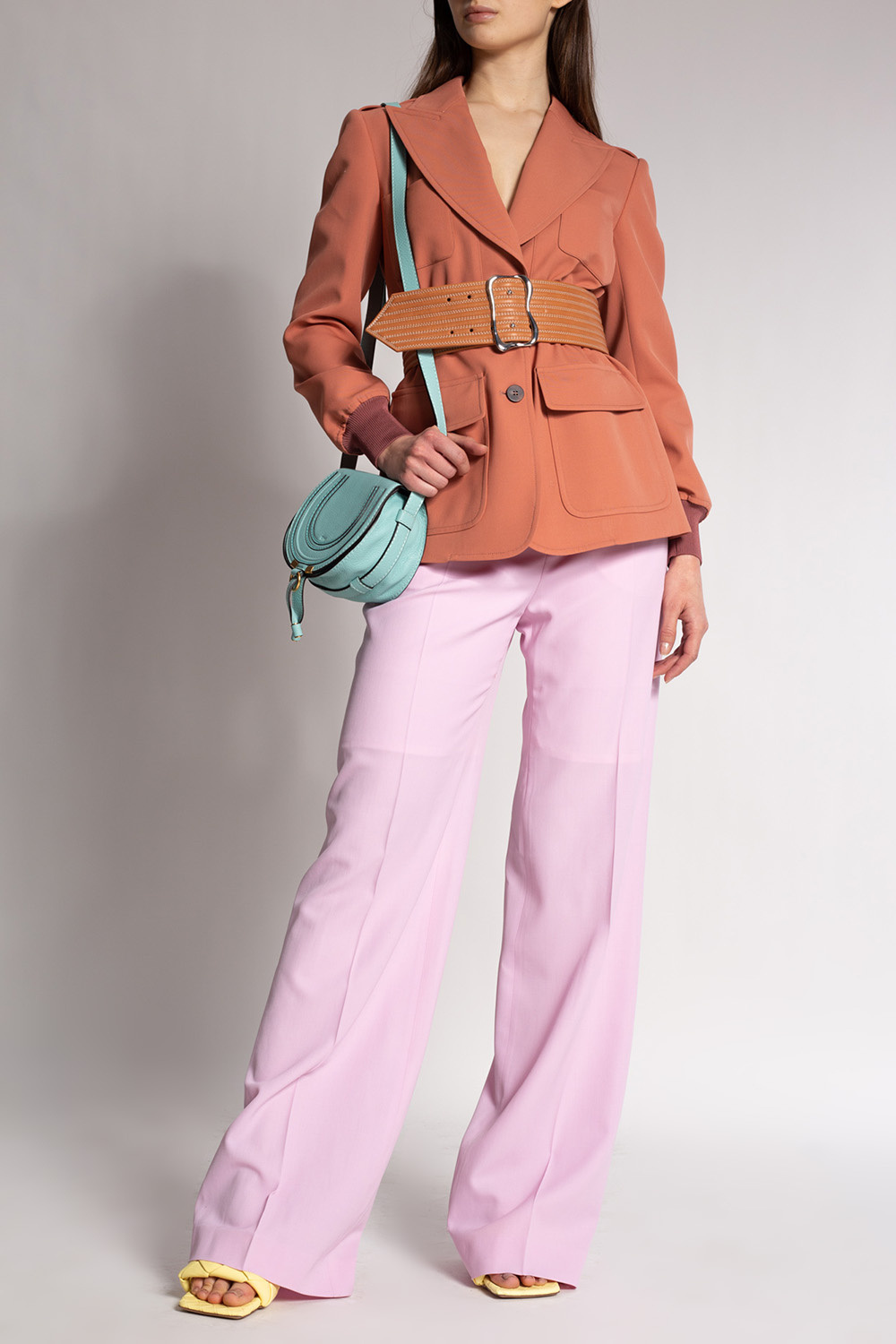 IRO Pants for Women - Pink Straight leg trousers Chloé - GenesinlifeShops  Spain