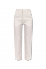 Chloé Linen pleat-front trousers