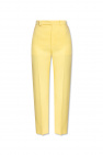 Chloé Silk Yellow trousers