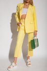 Chloé Silk Yellow trousers