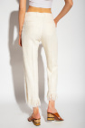 Chloé Silk pleat-front trousers