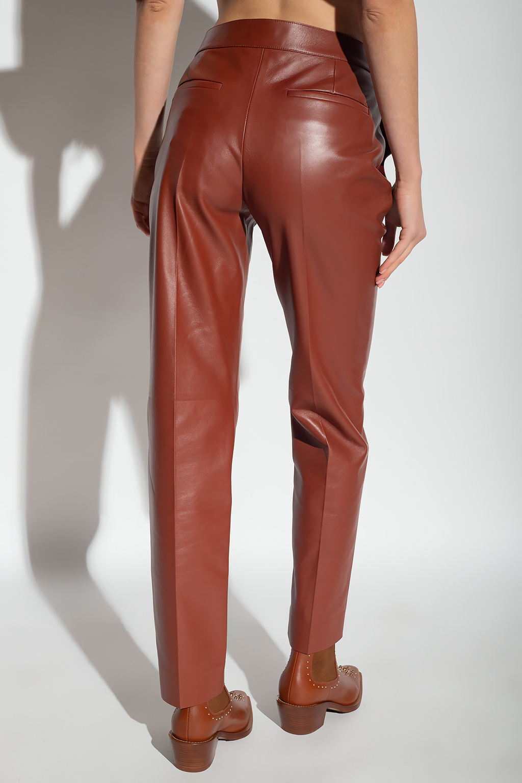 Chloé Leather Womens trousers